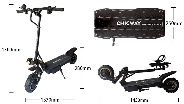 medidas escooter electrico